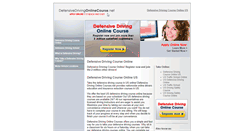 Desktop Screenshot of defensivedrivingcourseonline.net